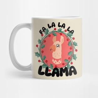 Fa La La La LLAMA Mug